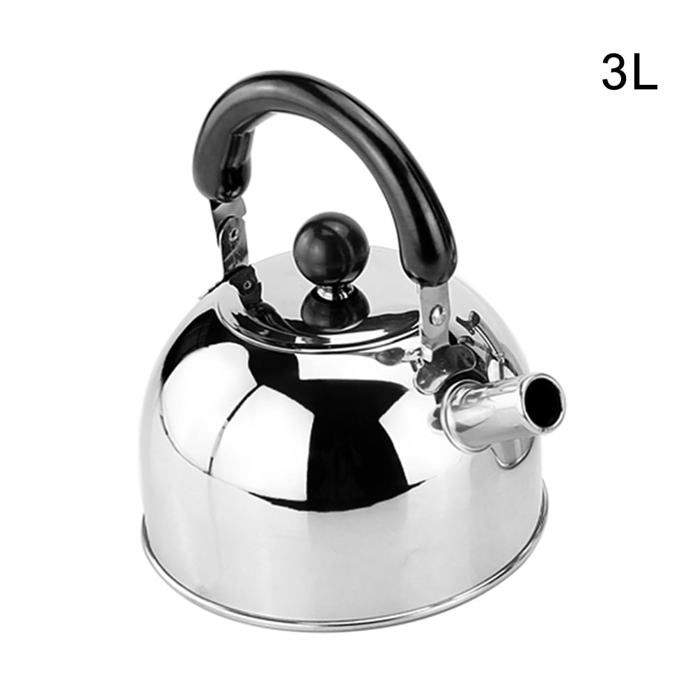Thickened Stainless Steel Flatbottom Whistling Tea Kettle Stovetop Tea