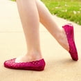 thumbnail image 6 of Del Sol Color-Changing Jelly Shoes - Princess Slipper - Changes Color from Clear to Pink in The Sun - Sturdy and Stylish, Made from USA Certified PVC - Kids 7, 6 of 6