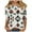 Multicolor Plus Size Blouse for Women_t, variant on CYMMPU Geometric Printed 3/4 Sleeve Fall Trendy Shirts Round Neck Spring Tops Blouses for Women Dressy Casual T-Shirts Loose Fit Lightweight Basic Tees M