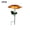 Bronze, variant on Metal Lotus Leaf Garden Stake - Decorative Yard Art for Patio, Lawn & Garden, Weather-Resistant Iron Flower Post for Outdoor Landscaping