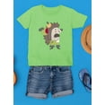 thumbnail image 3 of Cute Hedgehog T-Shirt Juniors -Image by Shutterstock,  Large, 3 of 4