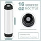 thumbnail image 3 of 6 Pcs 16 Oz Condiment Squeeze Bottles Inverted Plastic Squeeze Bottle for Sauces Refillable Tip Large Valve Dispenser, 3 of 5