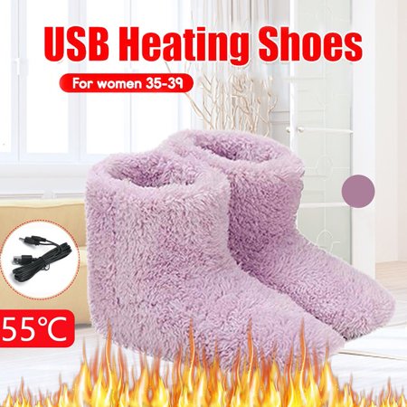 

TALKVE Winter Interface Shoes Hiding USB Boot Washable Women Elactric Plush Charger women s boots