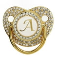 thumbnail image 2 of Chupete para bebé Jadeshay dorado con letras doradas, 2 of 14