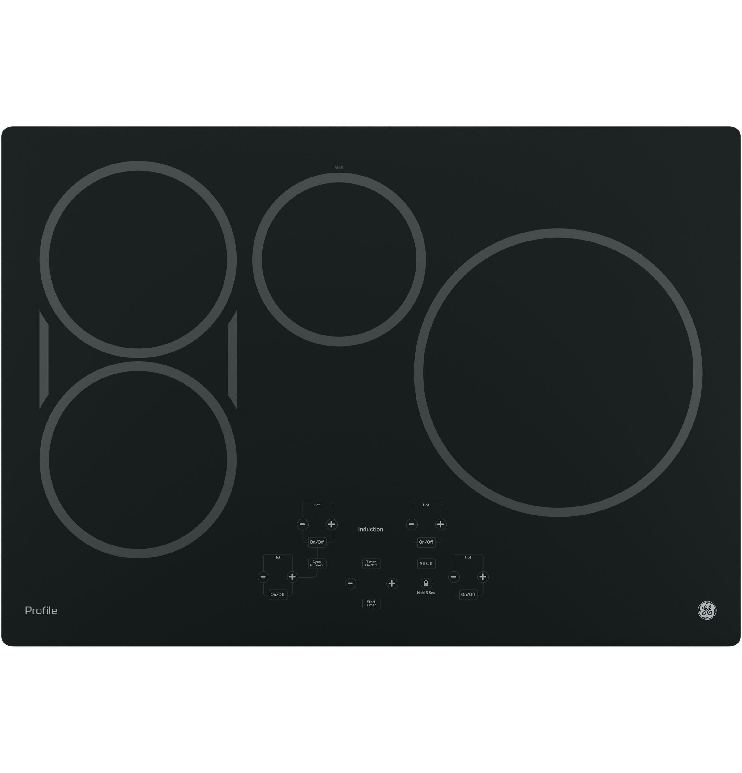 Ge Php9030djbb Profile 30 Black Electric Induction Cooktop