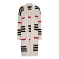 thumbnail image 4 of Patlollav Women Cardigan Tops Winter Striped Casual Long Sleeve Long Sweater Coat, 4 of 6