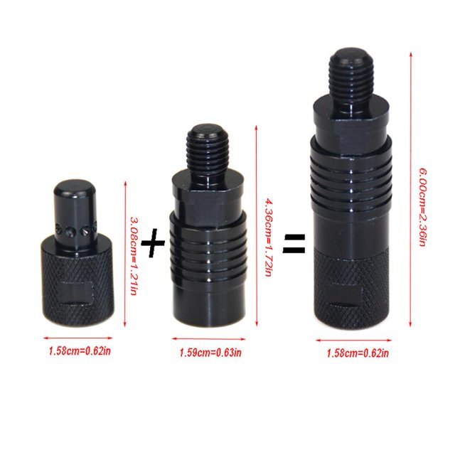4 Uds aleación de aluminio 3/8 pulgadas alarma de mordedura soporte de varilla conector carpa aparejos de pesca Ehuebsd Para estrenar