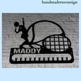thumbnail image 5 of Handmadetneonsign Tennis Racket Medal Hanger, Tennis Player Metal Holder, Sport House Metal Wall Decor 038666, 5 of 5