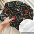 thumbnail image 4 of Twin XL Size Fitted Sheet Set - Rustic Floral 2 Piece Bedding Sets 16" Deep Pocket Fitted Sheet with 1 Pillowcases, Farmhouse Wildflowers Leaves Vintage Black Brushed Microfiber Hotel Bed Sheets, 4 of 9