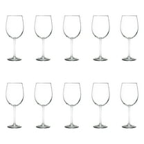 10 ARC Cachet White Wine Glasses Set, 19 oz. - Barware, Sturdy, Vibrant - Clear