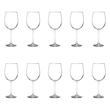 10 ARC Cachet White Wine Glasses Set, 19 oz. - Barware, Sturdy, Vibrant - Clear
