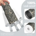thumbnail image 3 of Camouflage 30oz Handheld Travel Tumbler with Handle – Double Wall Stainless Steel Insulated Cup, Flip Straw Lid, Leak-Proof & BPA-Free for Hot and Cold Drinks – Durable Coffee & Juice Mug White, 3 of 6
