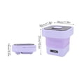 thumbnail image 4 of Mini Portable Washing Machine, 10L Capacity, Fully Automatic, Perfect For Travel  Baby Clothes, 4 of 6
