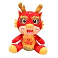 thumbnail image 4 of Muñeco de peluche de año Nuevo, dragón chino, juguete de peluche, dragón de peluche, accesorios para fotos, juguete suave auspicioso para fiesta del Altura 25cm, 4 of 9