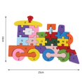 thumbnail image 2 of Set Early Learning Building Block Toys Children 3D Wooden Toys Alphabet Train Intelligence Baby Toys Learning Letters heqiyong LED, 2 of 2