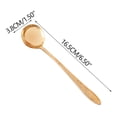 thumbnail image 2 of shyuyusa Daily Home Western Food Pure Copper Long Handle Pattern Spoon Soup Ladle Durable Kitchen Tableware, 2 of 5