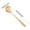 B, variant on Handmade Pure Copper Engraved Spoon, Long Handle Soup Spoon, Western Tableware for Dining & Kitchen, Elegant Home Decor, Daffodil Handle