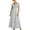 White, variant on Virmaxy women summer dress 2026 Summer A Line Maxi Dress Floral Print Square Neck Puff Sleeve Dress for Wedding Guest and Vacation Daily Wear S-XXL