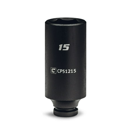 UPC: 0886352512152 | Capri Tools 15 mm Deep Impact Socket  1/4-Inch Drive  6-Point  Metric