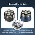 thumbnail image 4 of Prozing 6D Replacement Shaver Head for FK-8750, IPX7 Waterproof Electric Razor Head, Men’s Head Shaver, 4 of 7