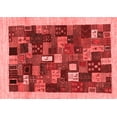 thumbnail image 1 of Ahgly Company Indoor Rectangle Abstract Red Contemporary Area Rugs, 4' x 6', 1 of 4