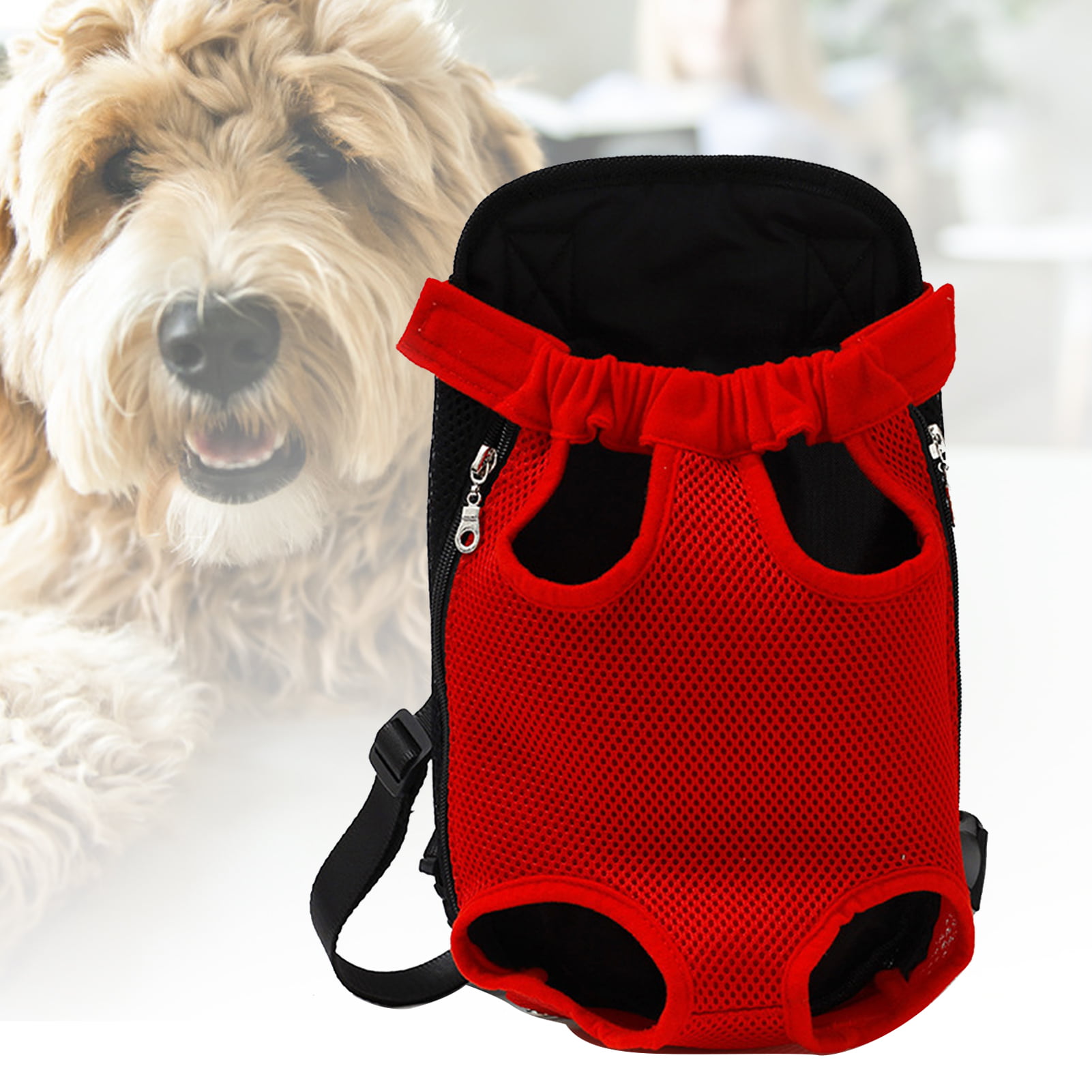 Details about   Pet Backpack for Cats Traveling Portable Backpack for Dogs Breathable Chest Bag 