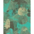 thumbnail image 3 of Moore, Regina 15x18 Black Modern Framed Museum Art Print Titled - Minty Green Orbs I, 3 of 5