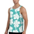 thumbnail image 2 of Haiem Vintage Floral Men Workout Tank Top Gym Bodybuilding Sleeveless Muscle T Shirts Athletic Tank Breathable Workout Shirt-4X-Large, 2 of 9