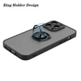 thumbnail image 3 of For Apple iPhone 14 Pro Max 6.7 inch Impact Metal Ring Holder Stand Magnetic Car Mount Protective Hybrid Case Cover Blue, 3 of 5