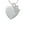E, variant on Heart Locket - A - Crystal Initial Sophia Necklace, 18"+1"