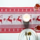 thumbnail image 3 of Yuarrent Camino de de Navidad muñeco de nieve hermosos manteles individuales a prueba de polvo mantel bordado hogar vacaciones fiesta boda diseño Kits de decoración para fiestas Alce 35*300cm Yuarrent HA068328-05, 3 of 6