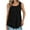 Black, variant on Summer Tank Tops for Women Casual Loose Flowy Scoop Neck Sleeveless Shirts Summer Casual Solid Color Blouses (XL, Black)