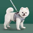 thumbnail image 6 of Small Dog Harness and Leash Set Reflective Mesh Dog Vest Harness for Small Sized Dogs Breathable Grey No Pull Puppy Harness for Walking and Training 1 Pack, 6 of 6