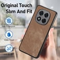 thumbnail image 5 of For Xiaomi Redmi Note 14 Pro 5G Case Retro Leather TPU Shockproof Protective Phone Cover - Green, 5 of 5
