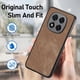 thumbnail image 5 of For Xiaomi Redmi Note 14 Pro 5G Case Retro Leather TPU Shockproof Protective Phone Cover - Green, 5 of 5