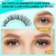 thumbnail image 4 of Kit de extensión de pestañas AMZGIRL Lash Clusters D Curl, 4 of 7
