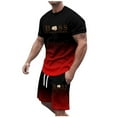 thumbnail image 1 of Playeras De Hombre Para Hombre, Camiseta De Manga Corta Con Cremallera Y Solapa Para Playa, Con Estampado Digital 3D De Verano, 1 of 6