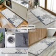 thumbnail image 6 of Blue Floral and Petal Pattern Kitchen Rug Mat,Kitchen Runner Rugs Non Skid Washable,Decorative Kitchen Floor Mats for Kitchen,Sink,Laundry,17"x47.2", 6 of 7