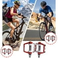 thumbnail image 1 of Xihbxyly Pedal de Bicicleta de Aleación de Aluminio, Diseño de Rodamiento Antideslizante, Función de Absorción de Impactos, Tecnología Cnc Duradera, Cómoda Absorción de Vibraciones, Ciclismo de Monta, 1 of 2