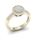 thumbnail image 2 of 1/2Ct TDW Diamond 10K Yellow Gold Round Halo Engagement Ring, 2 of 4