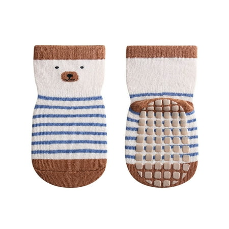 

GWAABD Women s Sports Socks Children Floor Socks Fashion New Cute Animal Print Non Slip Comfortable Footwear