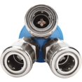 thumbnail image 2 of 1/4" 2/3 Way C-Type Two Way Air Compressor Quick Release Air Compressor Quick Mount Air Compressor Connection (3 Way), 2 of 4