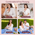 thumbnail image 2 of Momcozy S12 Pinky Pro Hands Free Breast Pump, Electric Wearable Breast Pump 24mm, 2 of 8