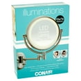 thumbnail image 2 of Conair Be6bled Reflections Led Brushed-nickel Wall-mount Mirror, 2 of 5