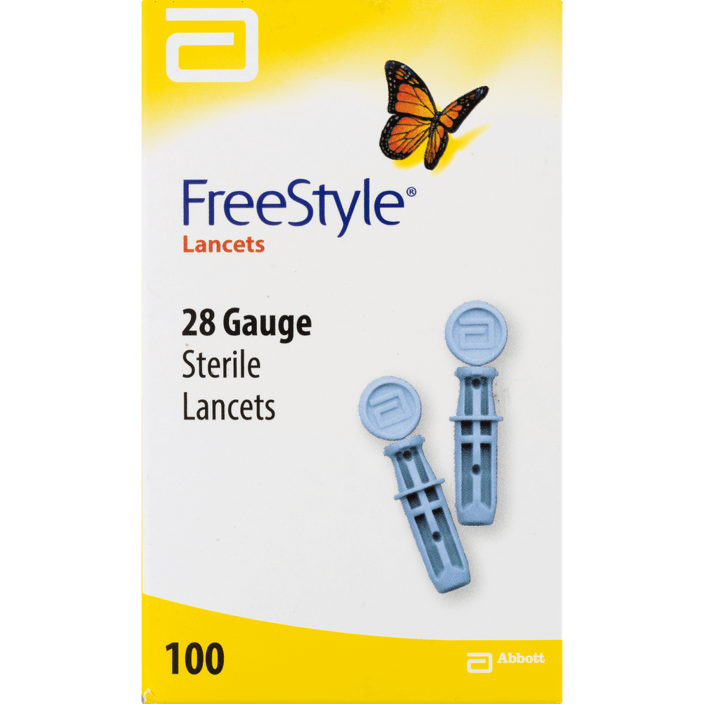 FreeStyle Lancets, 28G, 100 Ct