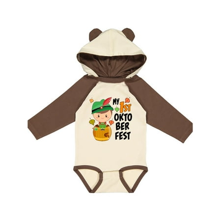 

Inktastic My First Oktoberfest boy Gift Baby Boy or Baby Girl Long Sleeve Bodysuit