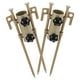 thumbnail image 4 of Juego de 6 estacas ajustables para toldos de exterior, estacas de aluminio resistentes para carpas, extractor de estacas y martillo., 4 of 7