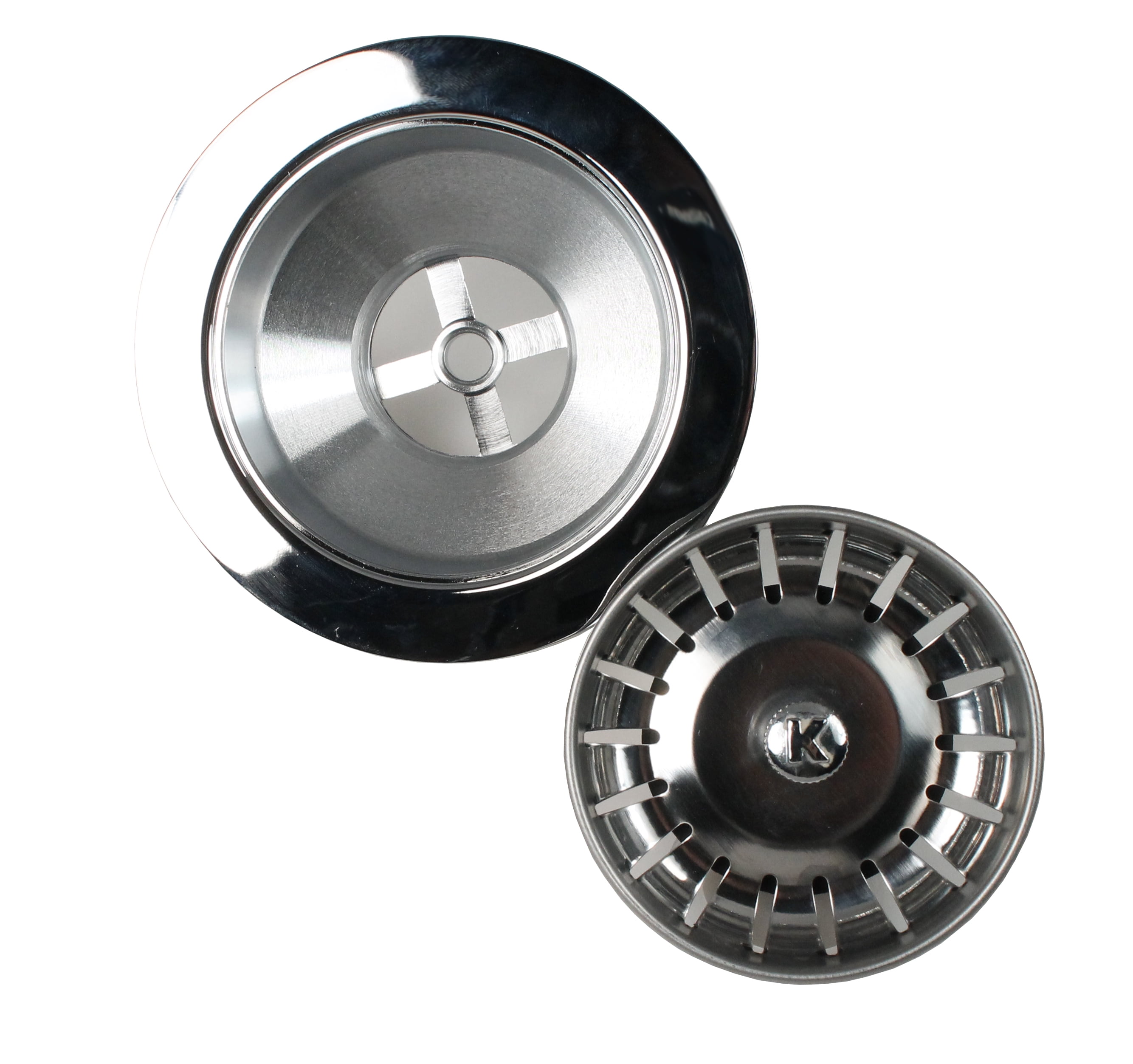 Keeney K1439PC Heavy Duty Kitchen Sink Strainer with Power Ball Basket, Chrome