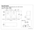thumbnail image 2 of Gourmetier GKUDF30209 Uptowne 30" Stainless Steel Apron-Front Double Bowl Farmhouse Kitchen Sink with Strainers x 2, Brushed, 2 of 5