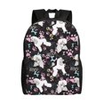 thumbnail image 1 of Disketp Cute Poodle Dog Mochila Unisex de Apertura Lateral Completa, Mochila para Laptop para Escuela, Trabajo y Viajes, 1 of 8